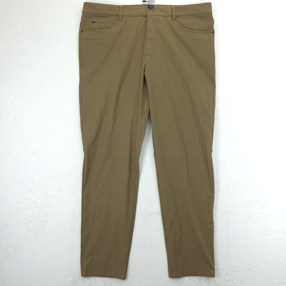 7 Diamonds Infinity 7 Pocket Pants Men's 36x30 (38x30) Tan Stretch